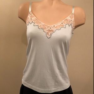 Banana Republic Cami with Lace Sz M